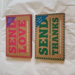 NWT Knock Knock Two Fill in the Blank Post Cards Sets